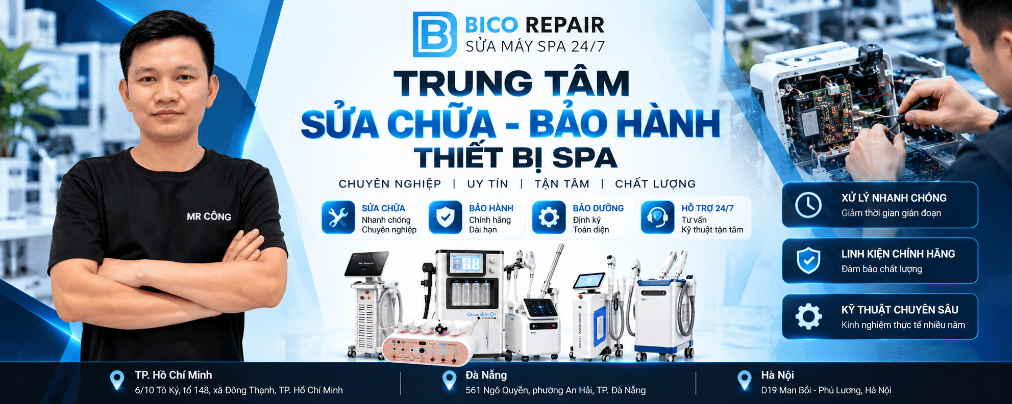 sua thiet bi spa bico repair 3